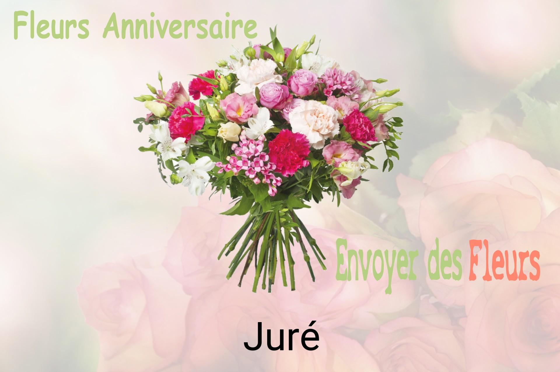 Bouquet de fleurs d’anniversaire livré à Juré
